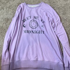 Lavender Crew Neck Sweater
